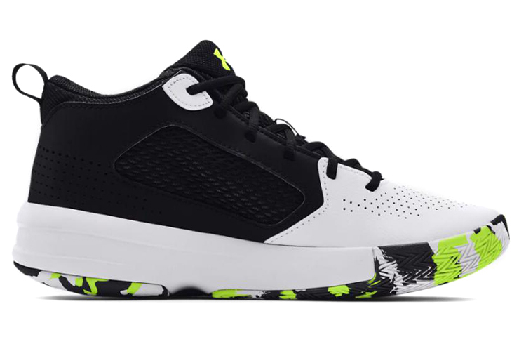 Under Armour Lockdown 5 Basketball Shoes ‘White Black’