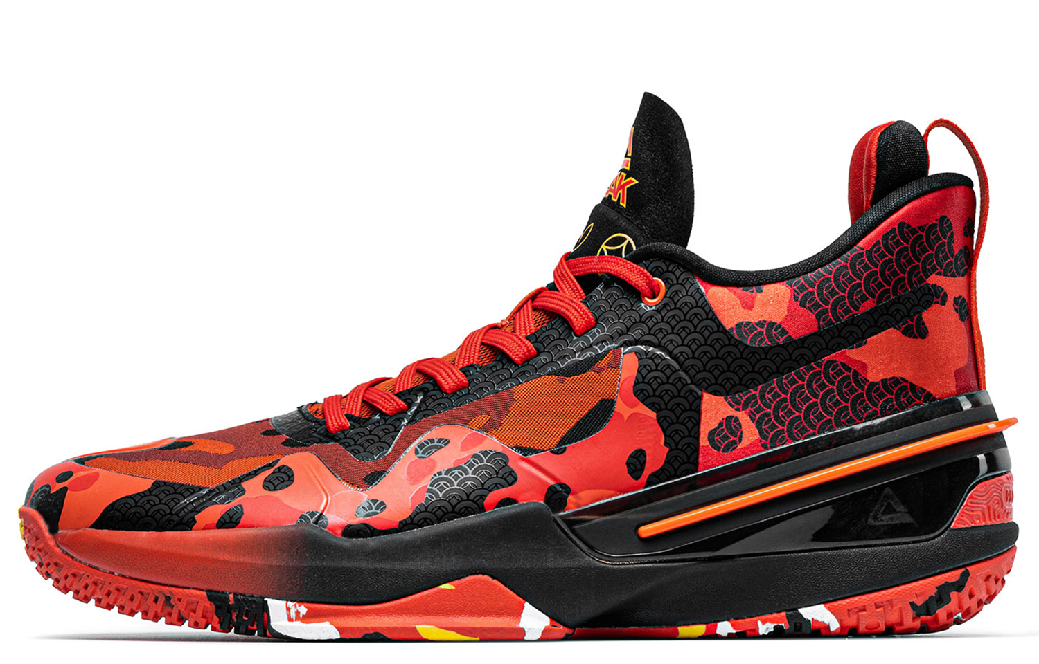 PEAK Flash 3 Textile, Synthetic Leather, TPU Cushioning Slip Resistant Abrasion Resistant Coverage Support Mid top