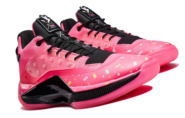 XTEP Levitation 4 Slip-Resistant Cushioning Wear-Resistant Low-Top Basketball Shoes Men’s