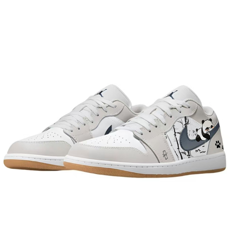 Jordan Air Jordan 1 Vintage Basketball Shoes Unisex Low Top White