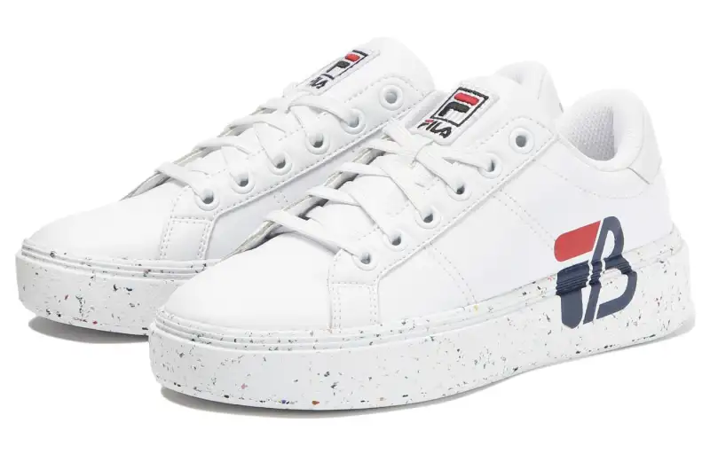BE FIRST x FILA FIRST Union Abrasion Resistant Breathable Low top Skateboard Shoes Men's White