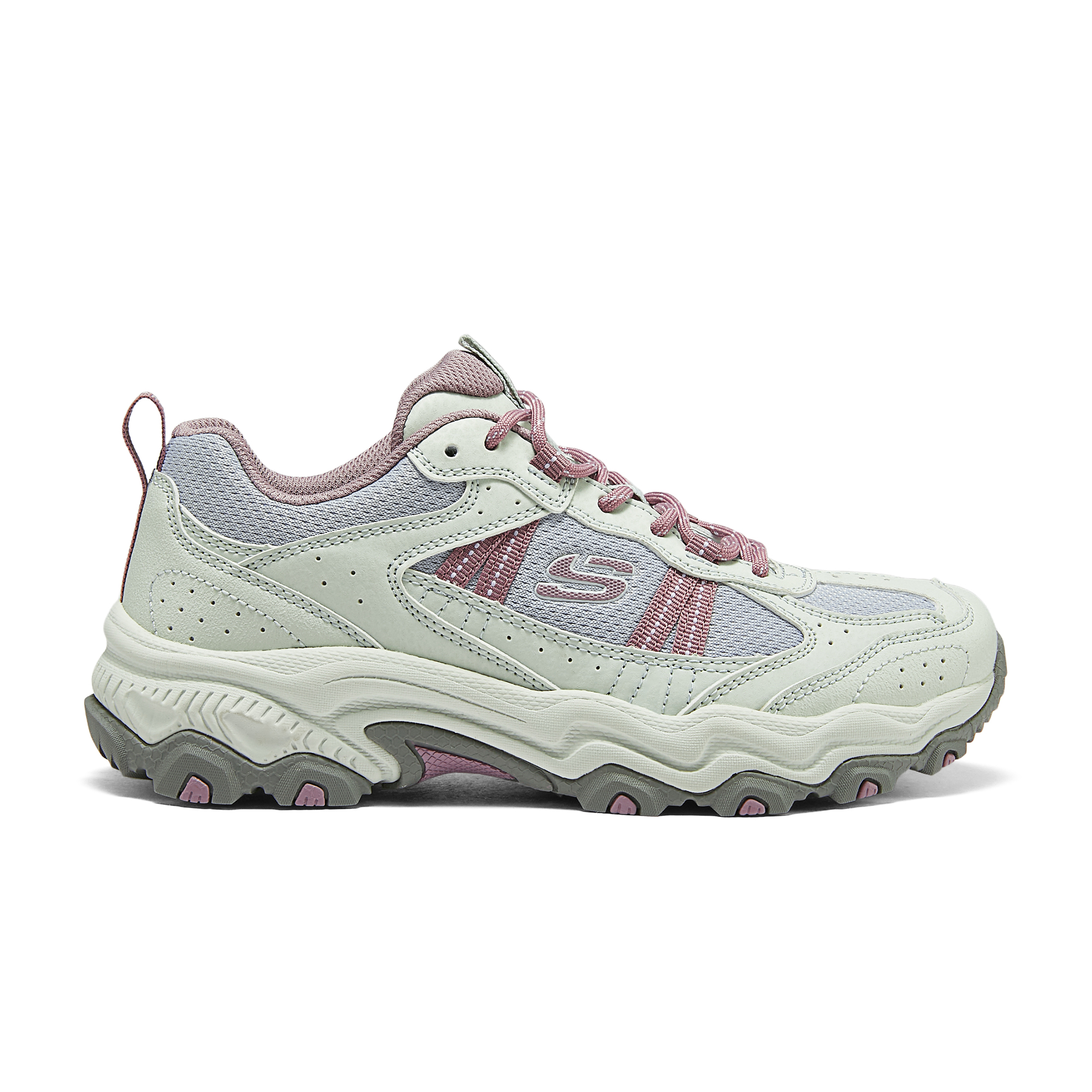 Skechers Stamina At Abrasion Resistant Breathable Support Grip Low top Hiking Shoes Women’s Gray