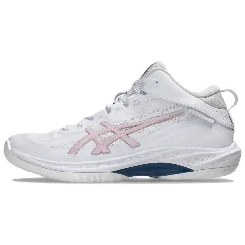ASICS GELHOOP V17 Cushioning Abrasion Resistant Breathable Low top Basketball Shoes Unisex White Pink