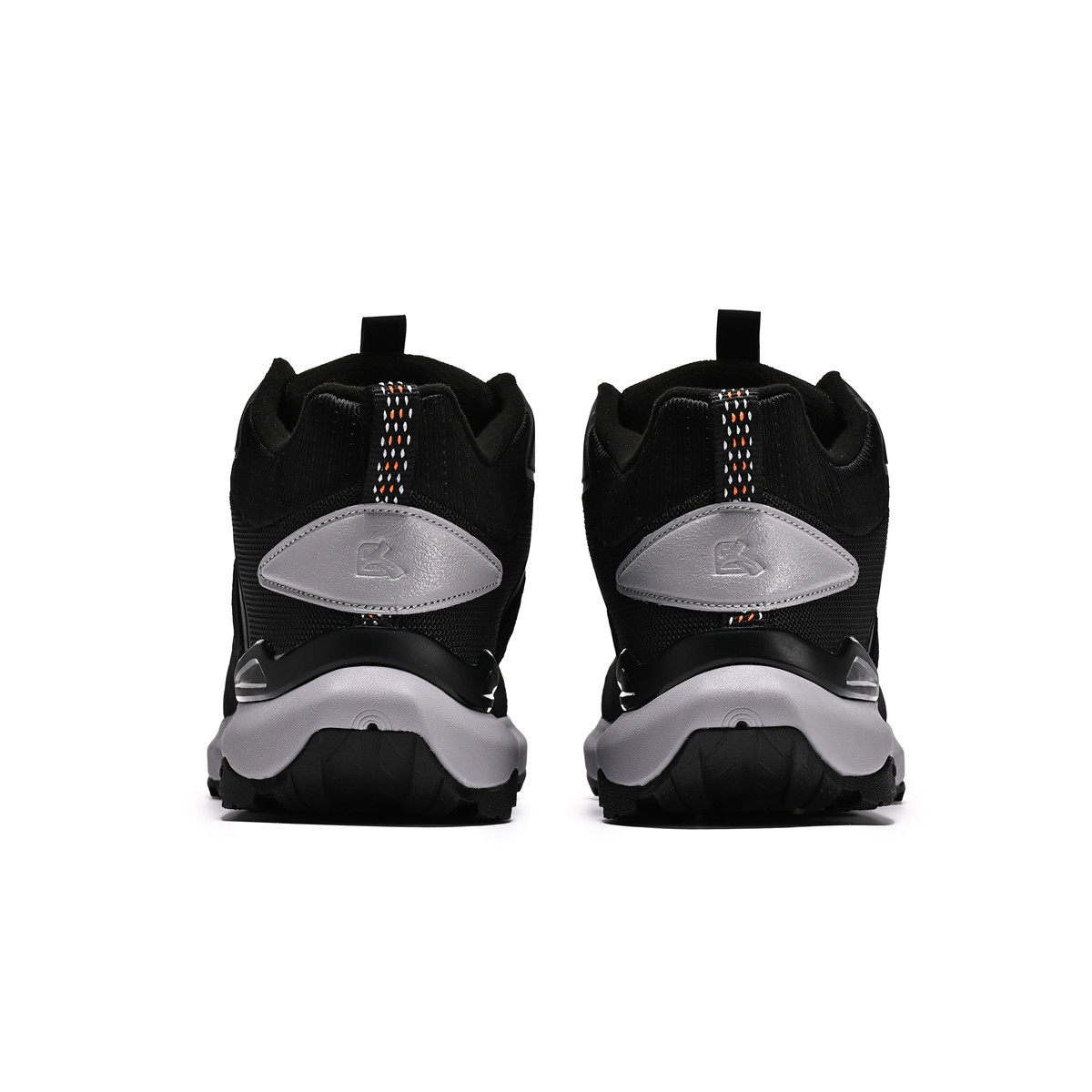 TUTU Slip Resistant And Abrasion Resistant Coverage High Top Hiking Shoes Unisex Black