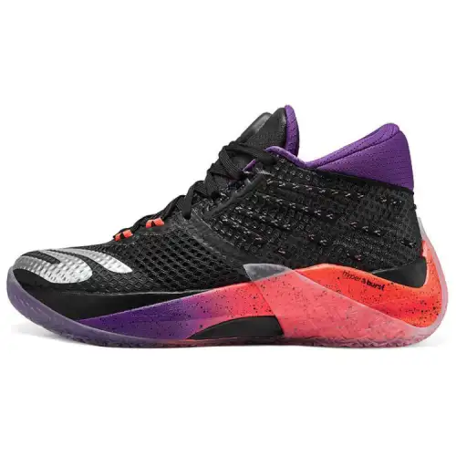 Skechers SKX Reign Abrasion Resistant Abrasion Resistant Low top Basketball Shoes Men's Black Purple Red