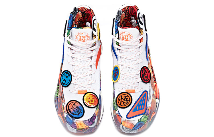 ANTA KT5 Basketball Shoes Women’s High Top White Orange