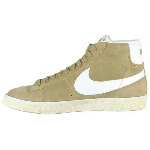 Nike Blazer Mid Slip Resistant Abrasion Resistant Mid top Skateboard Shoes Men's Linen