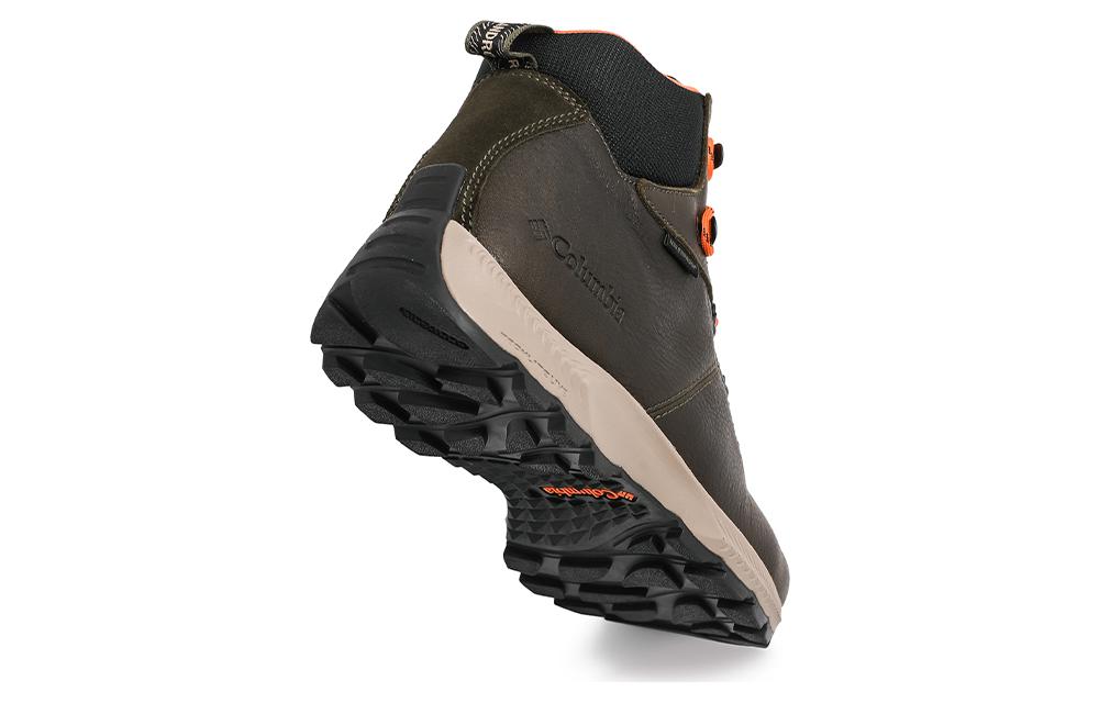 Columbia Slip Resistant Abrasion Resistant High top Outdoor Shoes Men’s Army Green