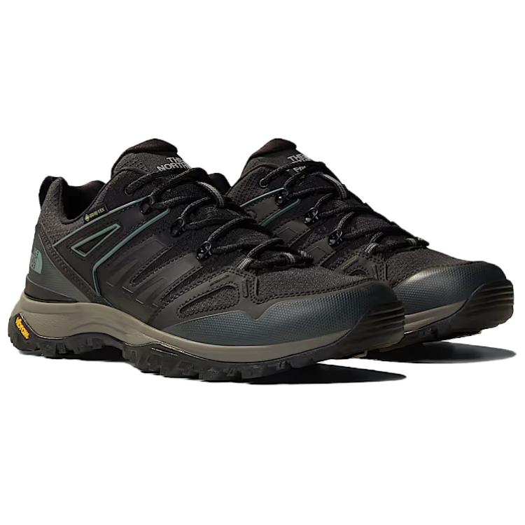 THE NORTH FACE Slip Resistant Grip Waterproof Low top Hiking Shoes Men’s Black Asphalt Gray