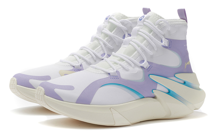 Li Ning Stunning Slip Resistant Abrasion Resistant Slip Resistant Abrasion Resistant High top Training Shoes Women’s