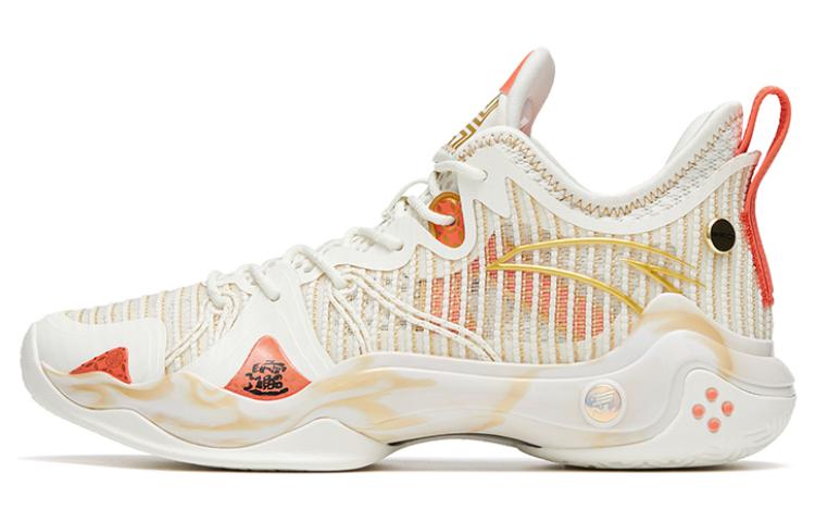 Anta Shock Wave 4 Pro Zhao Cai Jin Bao Textile, Synthetic Leather Cushioning Slip Resistant Abrasion Resistant Low top