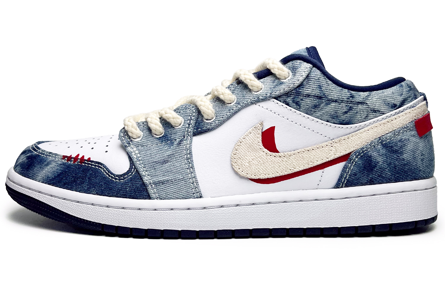 Jordan Air Jordan 1 Low top Vintage Basketball Shoes Men’s Blue White