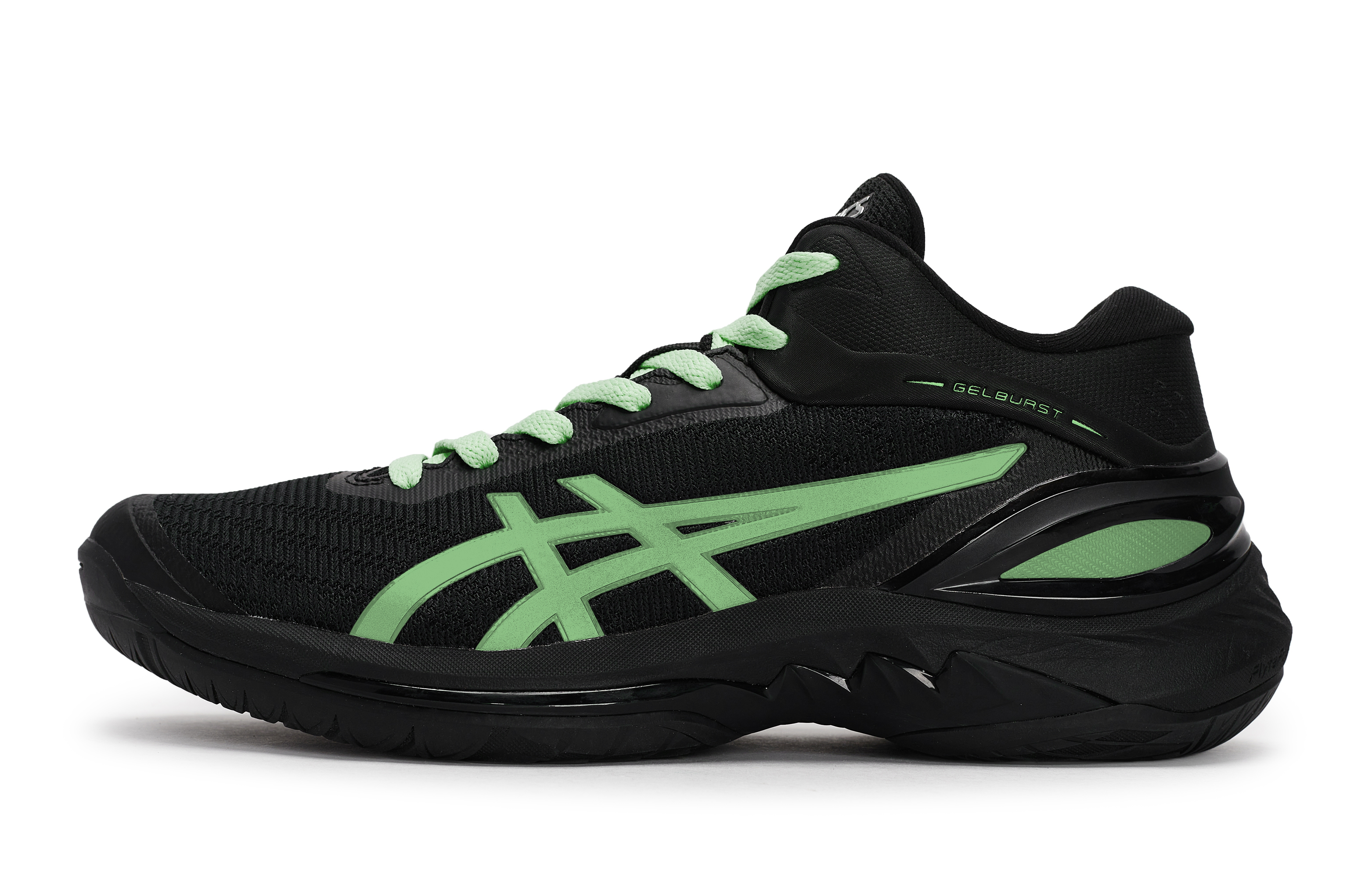 ASICS GELBURST 28 811 Manufacturing, Night Shadow Speed Green, Special Shoe Box Slip Resistant Slip Resistant Low top