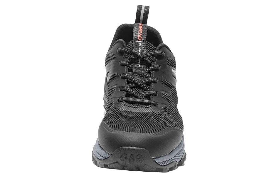 TOREAD Abrasion Resistant, Breathable, Lightweight Low top Hiking Shoes Men’s Black Gray