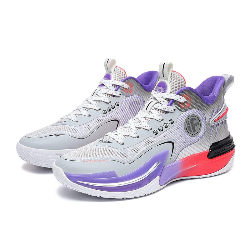 HBRK Fabric Cushioning Slip Resistant Breathable Cushioning Slip Resistant Breathable High top Basketball Shoes Unisex