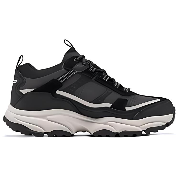 Skechers OUTDOOR MENS Mid top Mountaineering Shoes Men’s Black