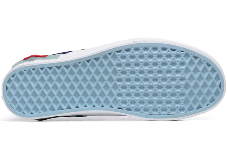 Кеды Vans slip-on Cap PU (синие) — фото 5