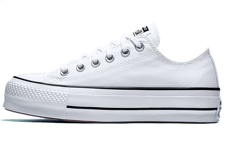 Женские кеды Converse Chuck Taylor All Star platform low top (белые)