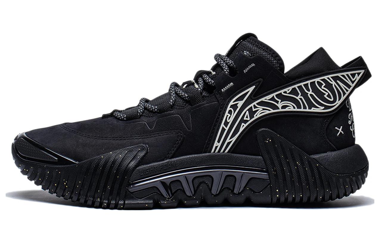Li Ning Badfive 2 Low Basketball Shoes Men's Low Top Black