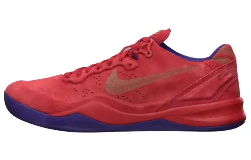 Nike Kobe 8 EXT Year of the Snake Kobe 8 OG model round toe lace-up non-slip lightweight low-top basketball shoes men's red