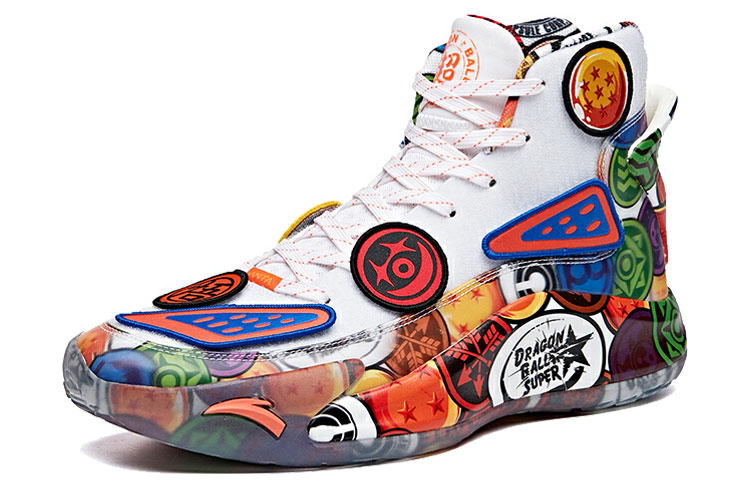 ANTA KT5 Basketball Shoes Women’s High Top White Orange