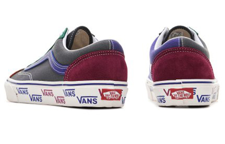 Кеды Vans Style 36 (сине-красно-зеленые) — фото 3