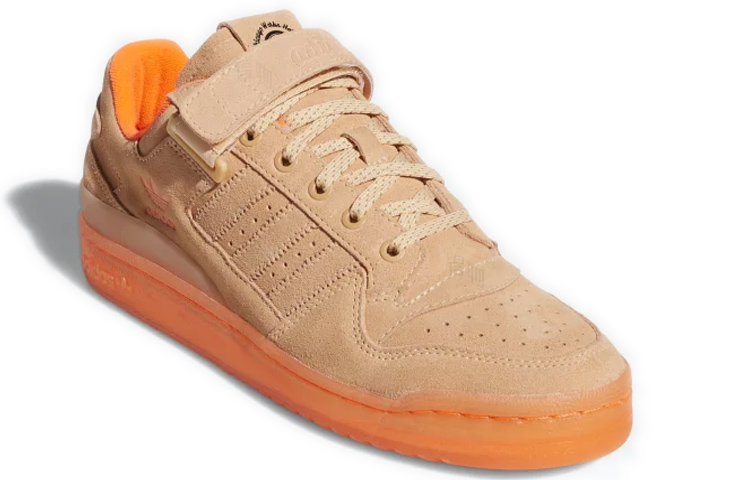Кроссовки adidas originals FORUM Low (ярко-оранжевые) — Оранжевый — фото 3