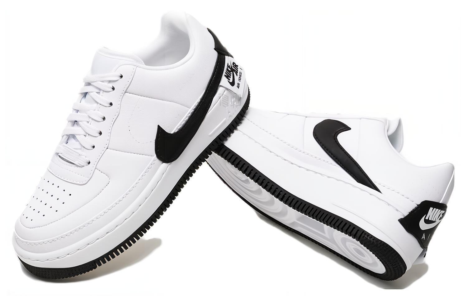 Женские кеды Nike Air Force 1 Jester XX (W) (бело-черные) — Чёрныйбелый — фото 3