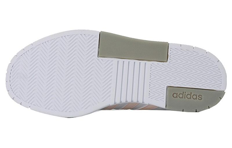 Женские кеды adidas neo Courtmaster (бело-розово-синие) — Белый / розовый / синий — фото 5