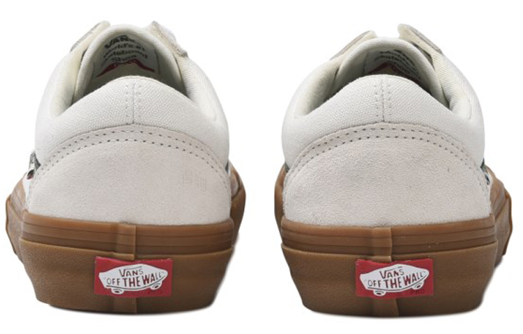 Кеды Vans Old Skool Pro (бело-зеленые) — фото 5