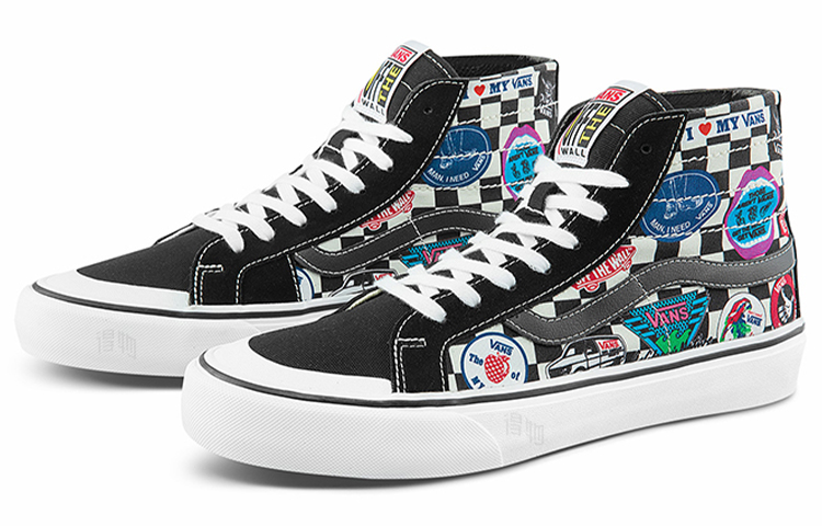Кеды Vans SK8 Высокие (черные) — фото 2