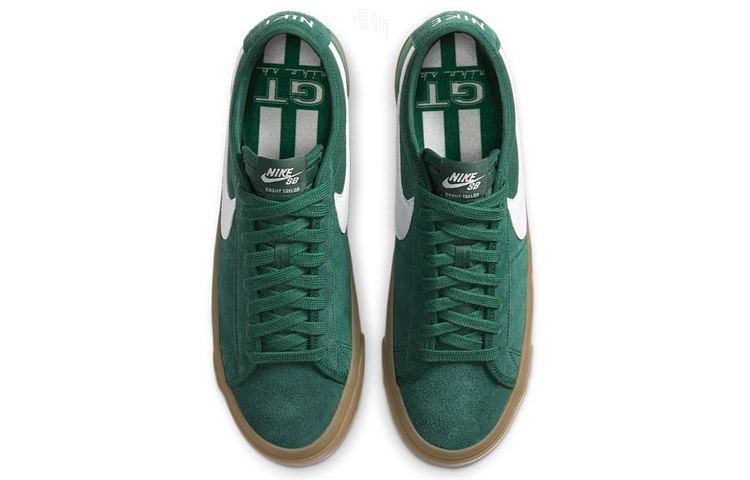 Кеды Nike Blazer Pro GT (бело-зеленые) — фото 4