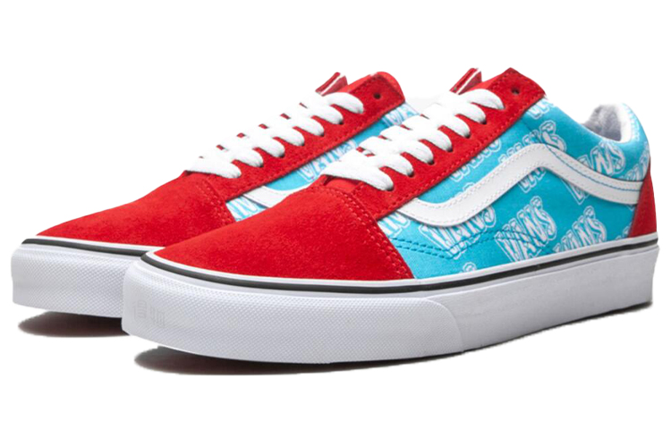 Кеды Vans Old Skool Retro Mart (красно-синие) — фото 2