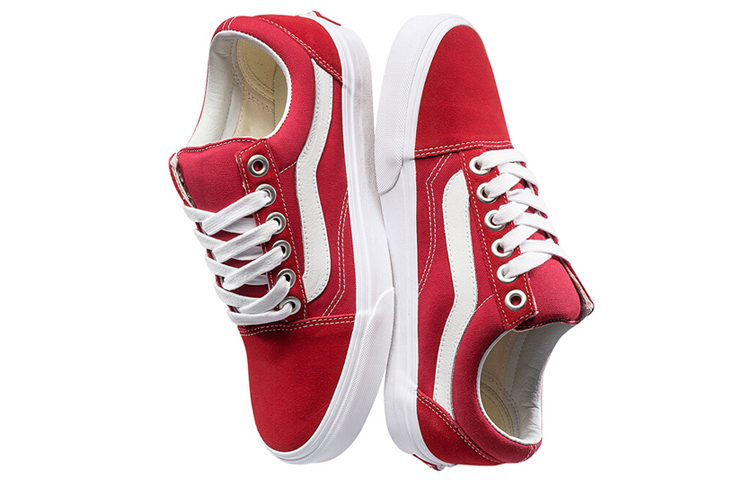 Кеды Vans Old Skool (красные) — фото 3