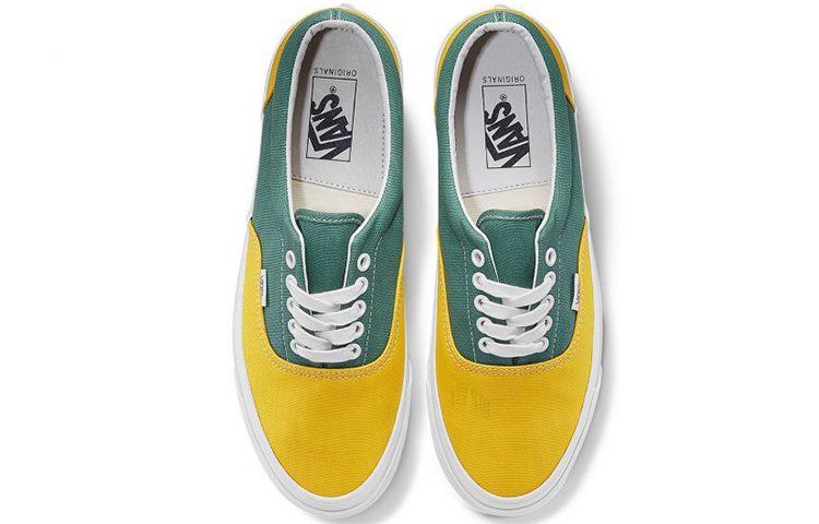 Кеды Vans Era Lx (желто-зеленые) — фото 3
