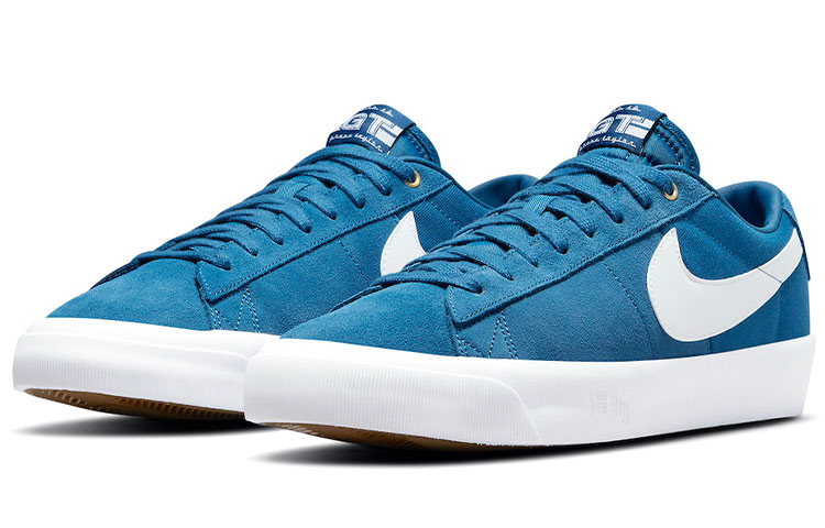 Кеды Nike Blazer SB GT (сине-белые) — фото 2