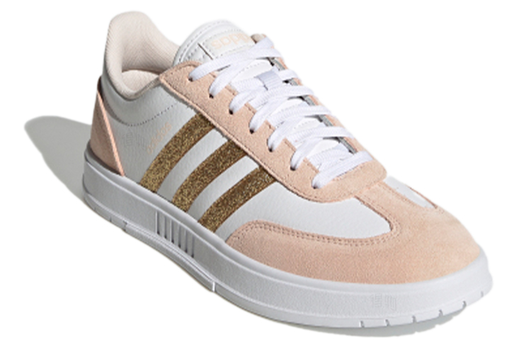 Женские кеды adidas Gradas (бело-розовые) — фото 3