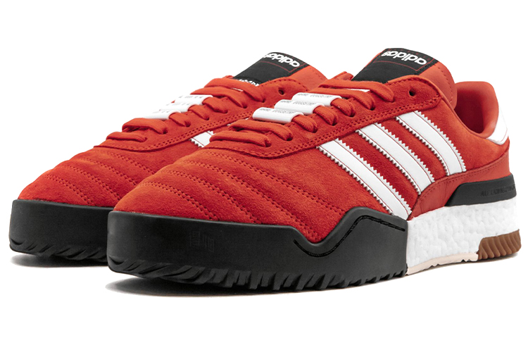 Кеды alexander wang x adidas originals Turnout Bball Soccer Bold Orange (оранжево-белые) — фото 3