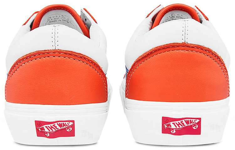 Кеды Vans Old Skool Vlt Lx (бело-оранжевые) — фото 5