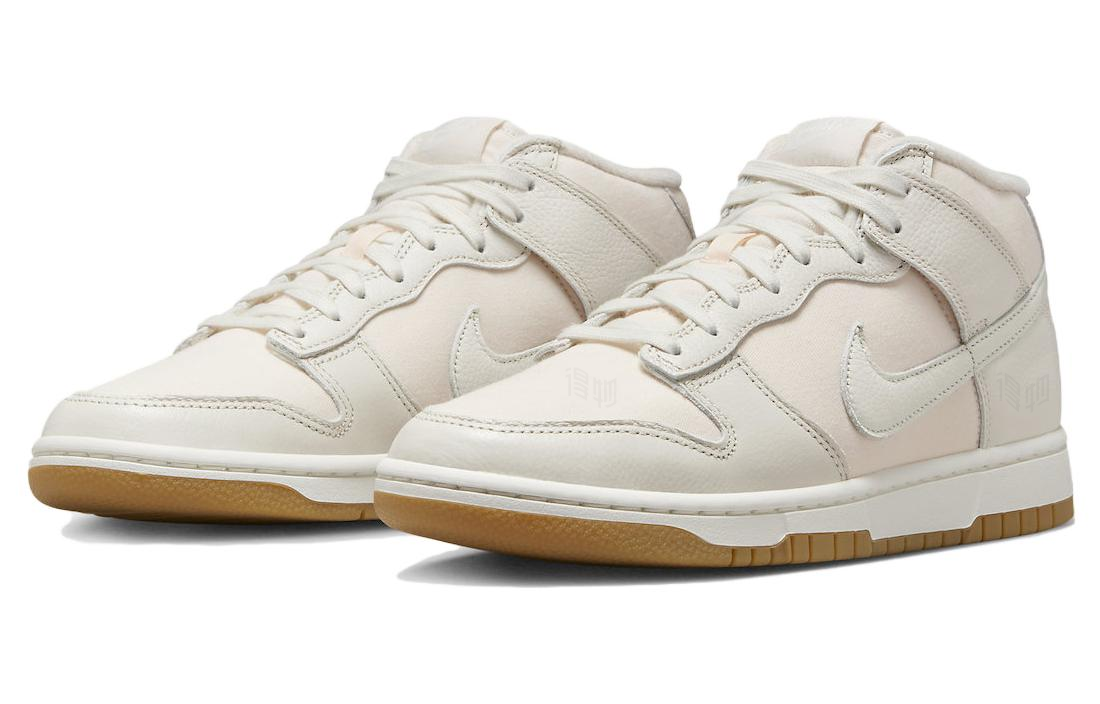 Мужские кеды Nike Dunk "Cream Canvas" (бежевые) — фото 3