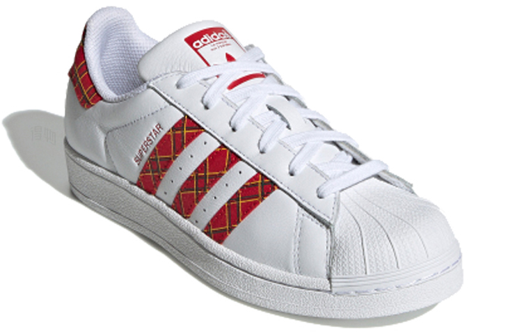 Кеды adidas originals Superstar (красно-белые) — фото 2