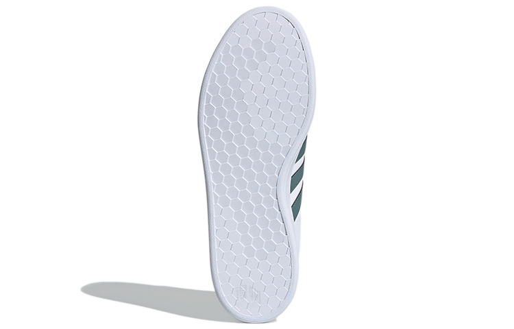 Мужские кеды adidas neo GRAND COURT (бело-зеленые) — Белый / зелёный — фото 6