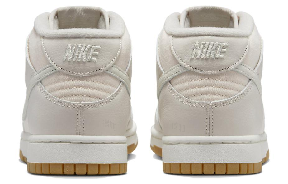 Мужские кеды Nike Dunk "Cream Canvas" (бежевые) — фото 5