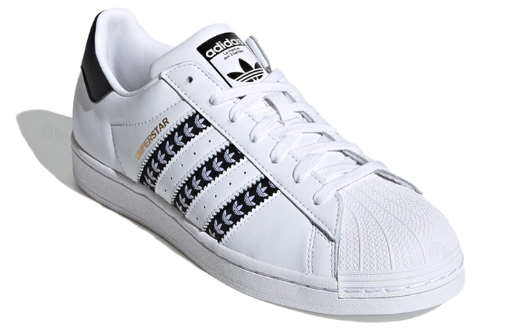 Кеды adidas SUPERSTAR (бело-черные) — Белый / чёрный — фото 3