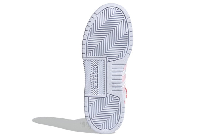 Женские кеды adidas Entrap Mid (бело-красно-розовые) — Белый / красный / розовый — фото 6