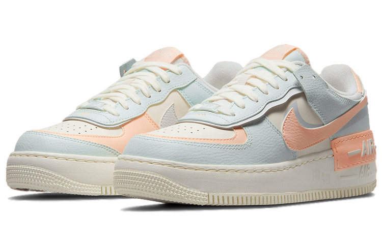 Женские кроссовки Nike Air Force 1 Shadow (голубые) — фото 3