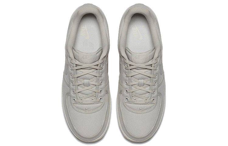 Мужские кеды Nike Air Force 1 Retro QS CNVS (серые) — Молочный — фото 3