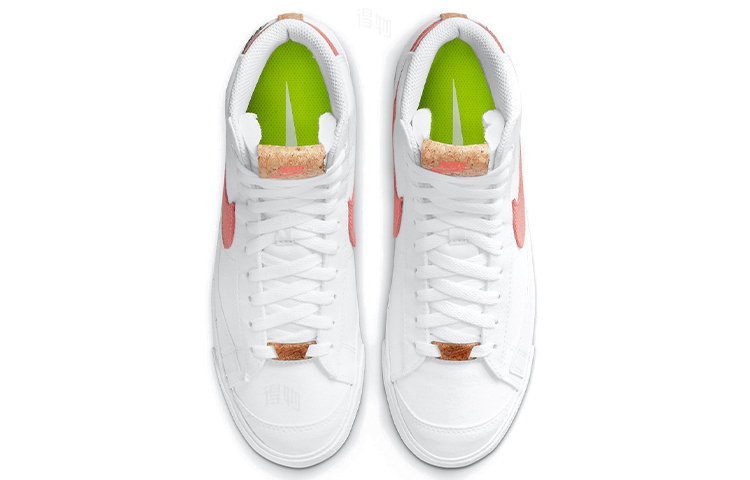 Женские кеды Nike Blazer 77 "Catechu" (белый / красный) — фото 4