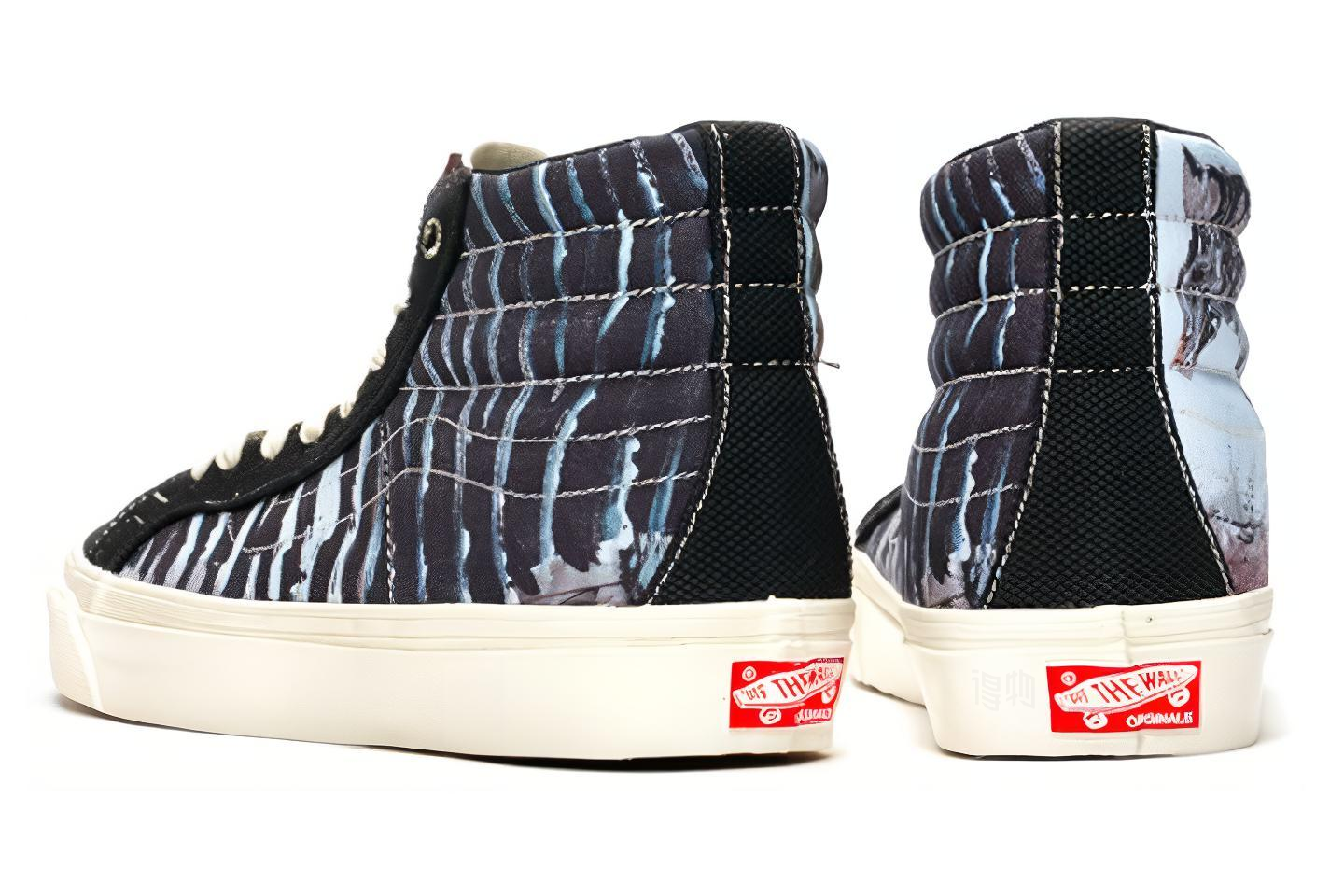 Высокие кеды Vans SK8 LX (черно-белые) — Чёрный / белый — фото 4