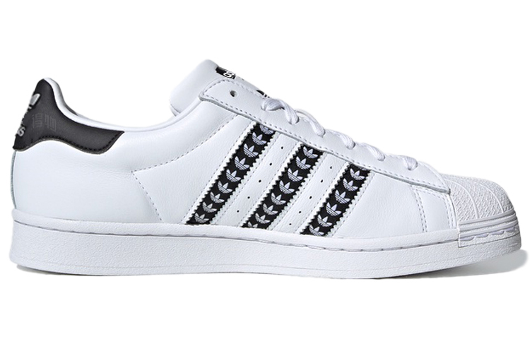 Кеды adidas SUPERSTAR (бело-черные) — Белый / чёрный — фото 2